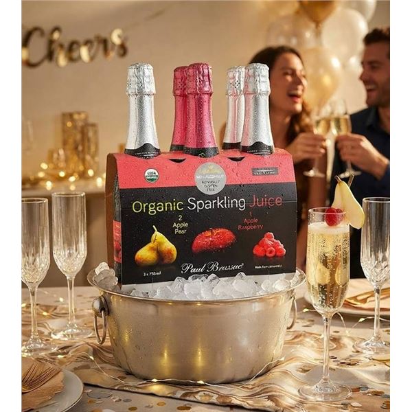 Paul Brassac Organic Sparkling Juice Set