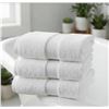 Image 1 : White Bath Towels, 3-Pack, Cotton