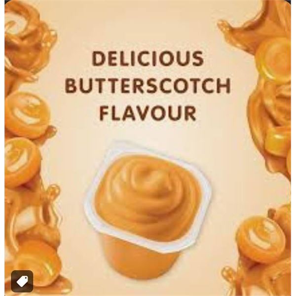 Lot ofÂ  12 - Snack Pack Butterscotch Pudding Cups 4-Pack x 99g