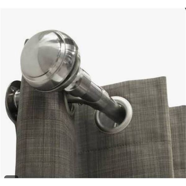 Couture Thermaplus Decorative Blackout Curtain Rod