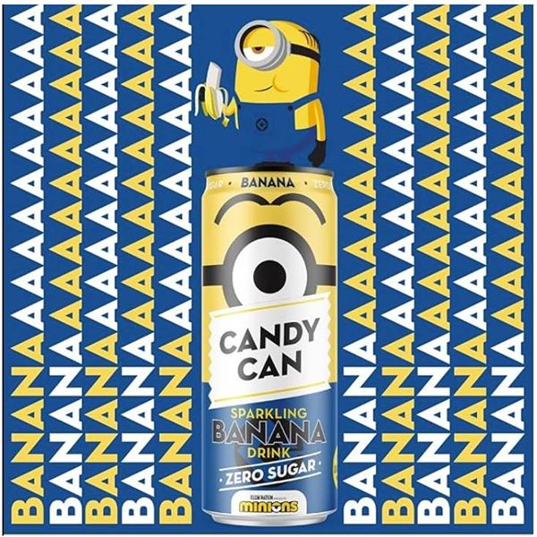 Candy Can Minions Banana 12x330ml Pack