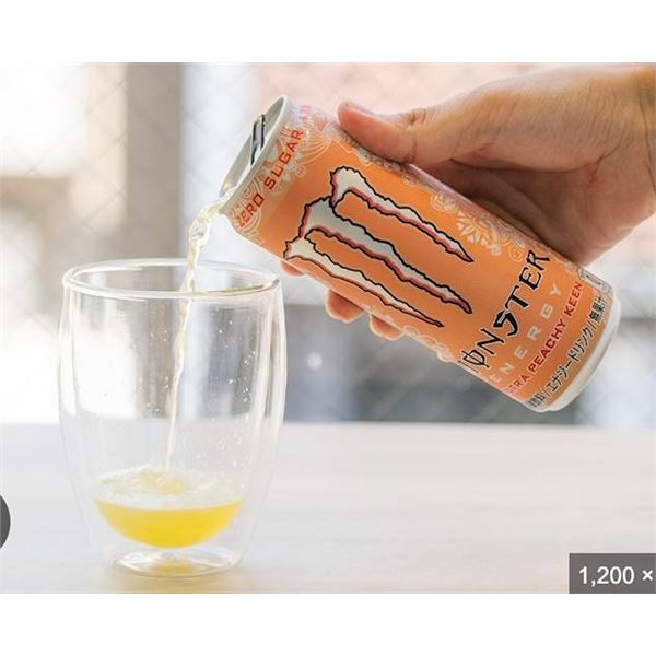 Lot of 11 Monster Ultra Peachy Keen 473mL Cans