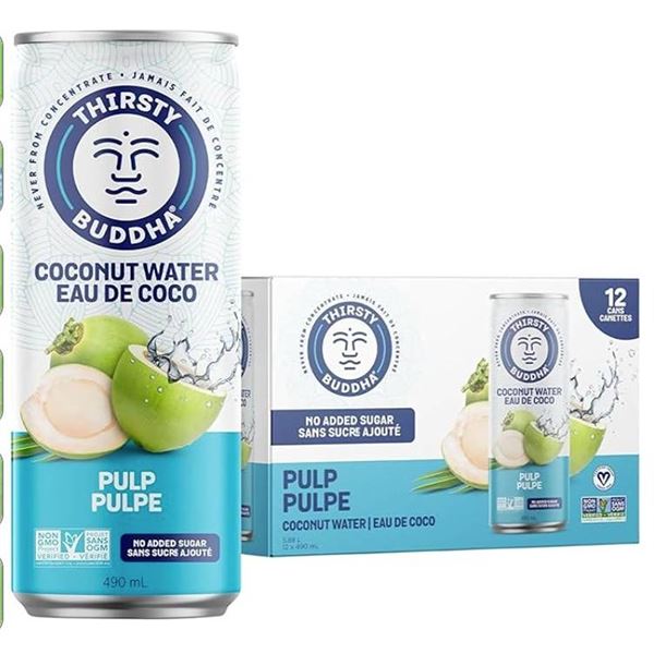 Thirsty Buddha Coconut Water 12-Pack