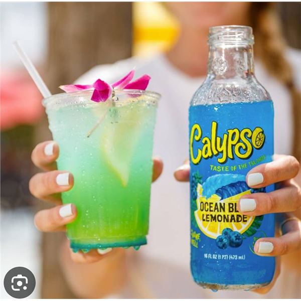 Calypso Ocean Blue Lemonade 12 x 473ml