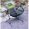 Image 1 : RIO Hammock Camping Chair, Steel, Adjustable Back, Swinging Chair, Folding Rocking Chair with Pillow
