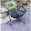 Image 1 : RIO Hammock Camping Chair, Steel, Adjustable Back, Swinging Chair, Folding Rocking Chair with Pillow