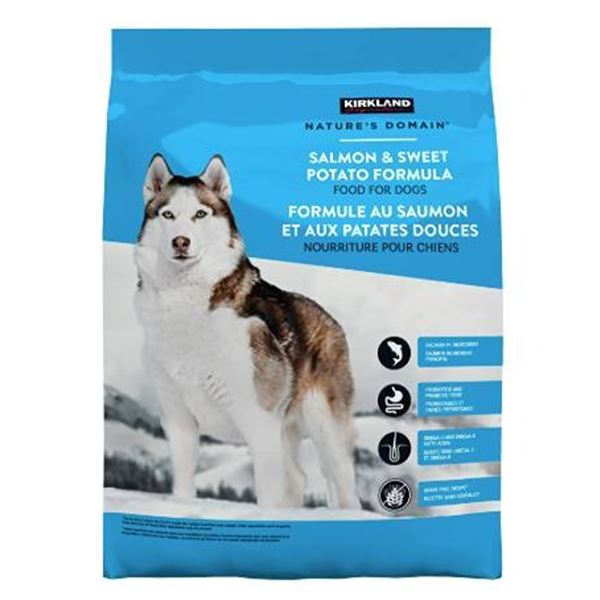Kirkland Salmon & Sweet Potato Dog Food 35lb