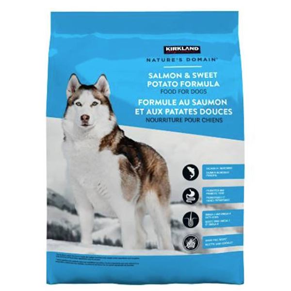 Kirkland Salmon & Sweet Potato Dog Food 35 lb