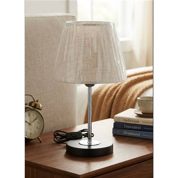 Modern Table Lamp with Linen Shade