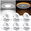 Image 1 : KnLnny Ware 4-Inch LED Recessed Light Set of 6