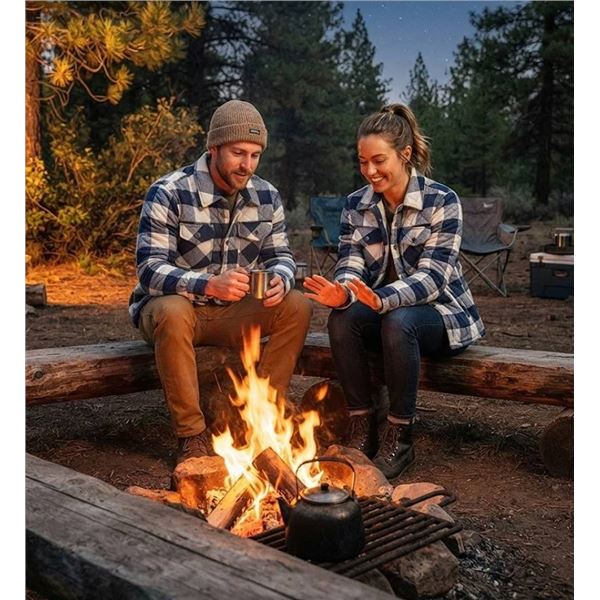 Silver Jeans Co. XXL Plaid Quilted Jacket