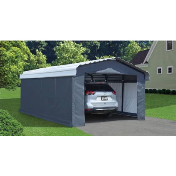 Arrow Carport Enclosure Kit 12x20x7 ft