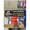 Image 4 : Arrow Carport Enclosure Kit 12x20x7 ft