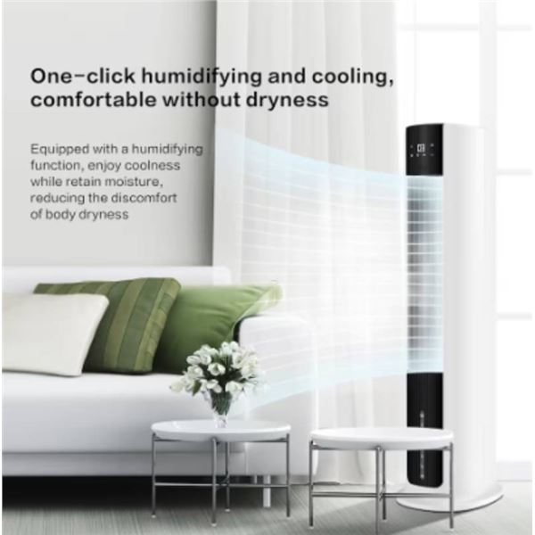 Vissani 3-in-1 Portable Evaporative Air Cooler, Tower Fan & Humidifier for 320 Sq. Ft. with Remote C