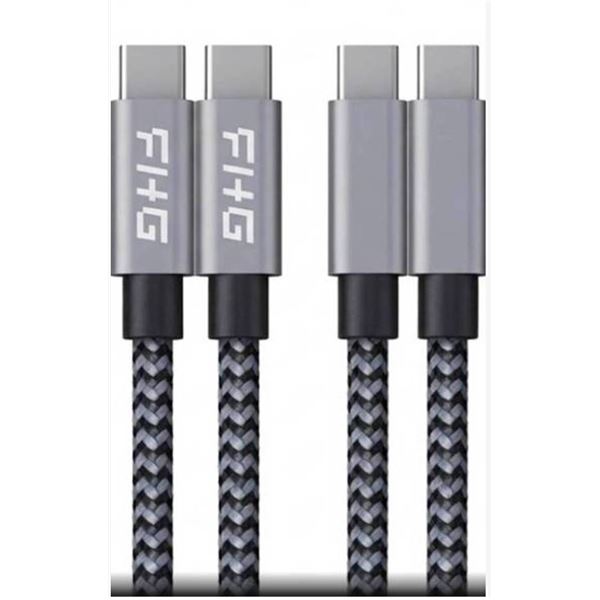 Lot of 2 - FHG USB 3.0 Cables, 3FT, Braided 2 Pack