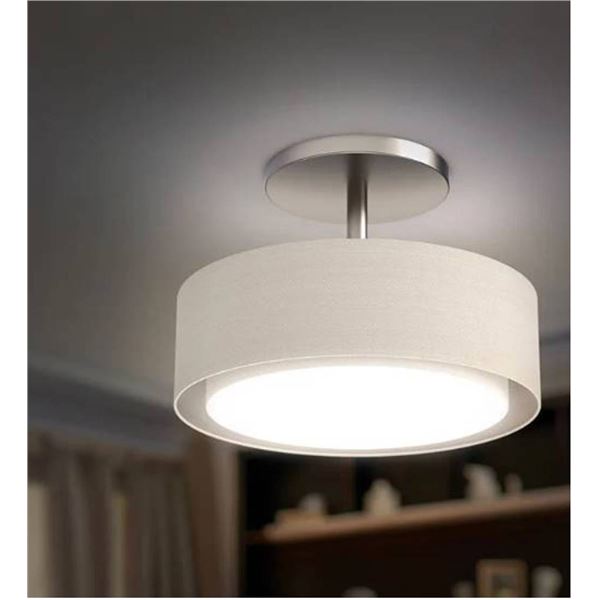 Koda Duo-Mount Fabric Drum Ceiling Light