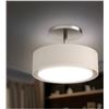 Image 1 : Koda Duo-Mount Fabric Drum Ceiling Light