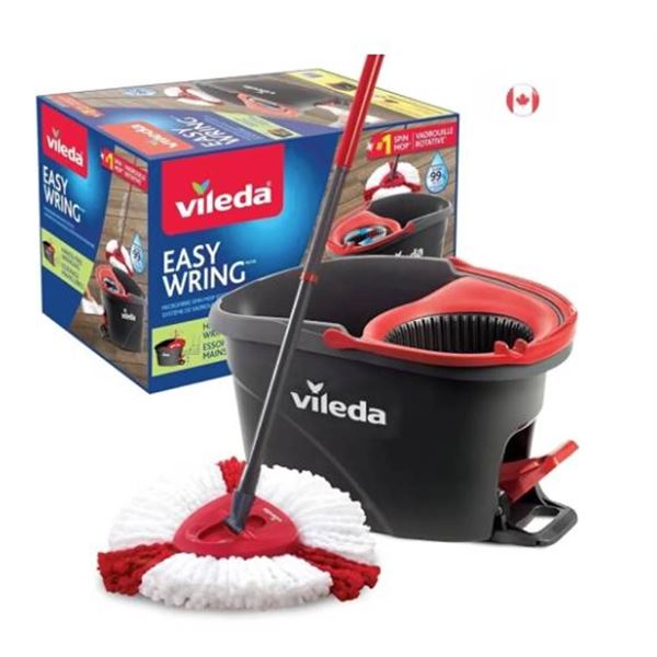 Vileda Easy Wring Microfiber Spin Mop Set
