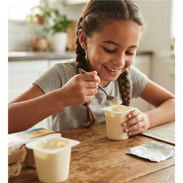 Lot of 12 - Snack Pack Vanilla No Sugar Added Pudding Cups (4x99g)