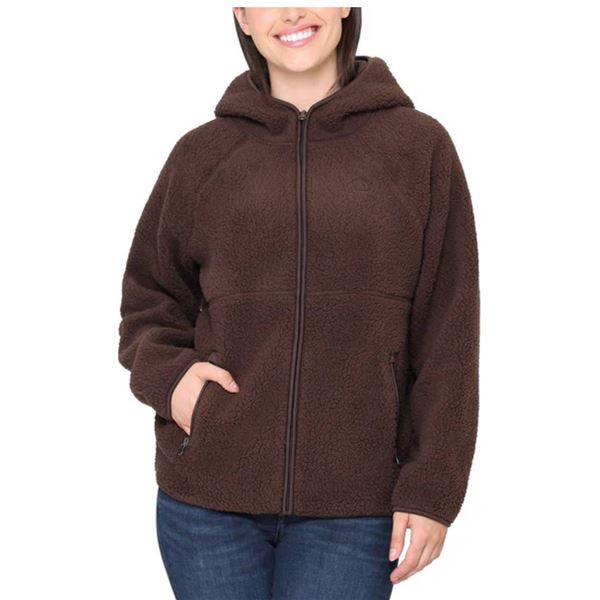Sierra Designs Brown Fleece Hoodie L/G