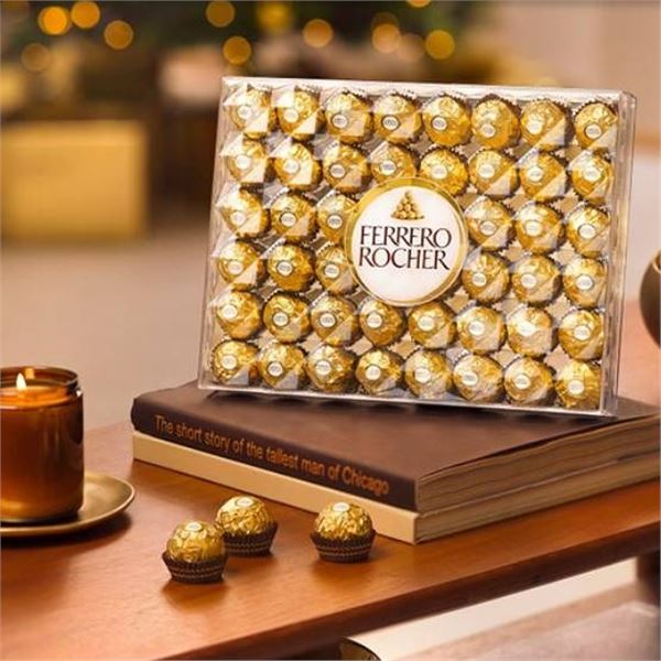 Ferrero Rocher Fine Hazelnut Milk Chocolate Pralines, 600 g
