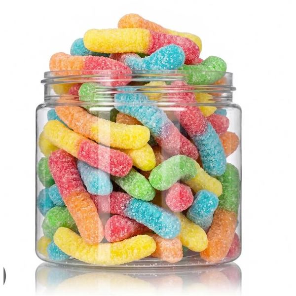 K Sour Worms Candy 12-Pack 160g Each