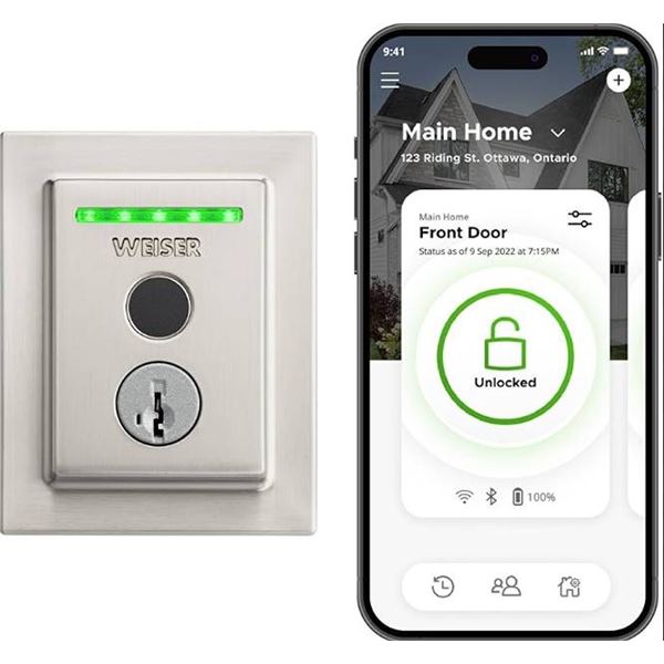 Weiser Halo Touch Traditional Electronic Lock