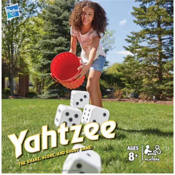 Giant Yahtzee Dice Game Set