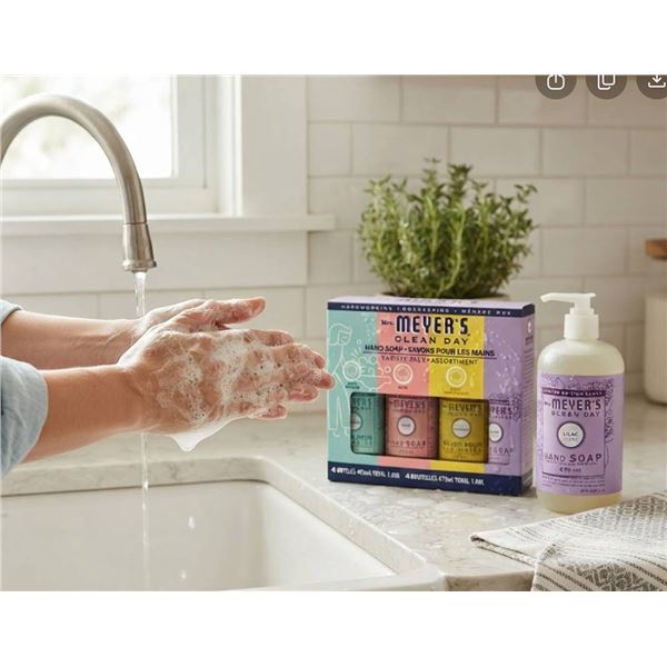 Meyer's Clean Day Hand Soap Variety Pack 4 x 473ml