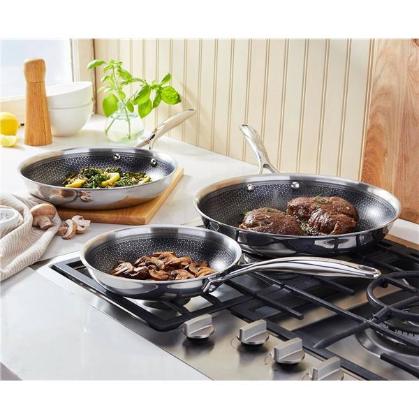 Henckels Paradigm 3-Piece Fry Pan Set