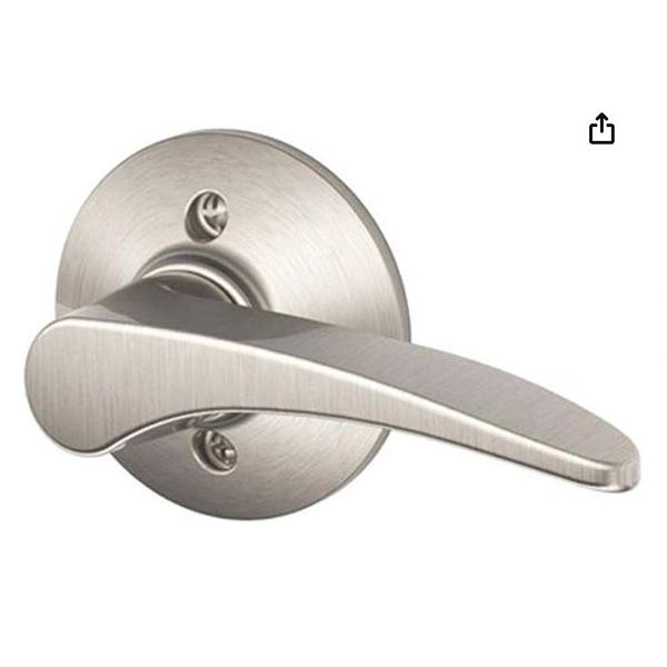 Lot of 20 - Schlage F170MNH619RH Manhattan Right Hand Dummy Lever, Satin Nickel