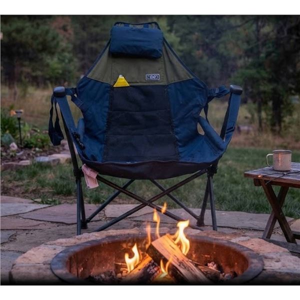 RIO Folding Camping Chair with Headrest