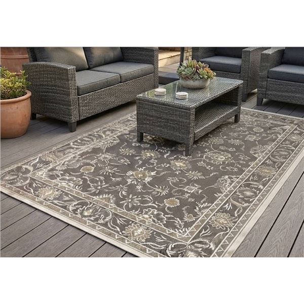 Roots Home Outdoor Polypropylene Rug 6x9 ft