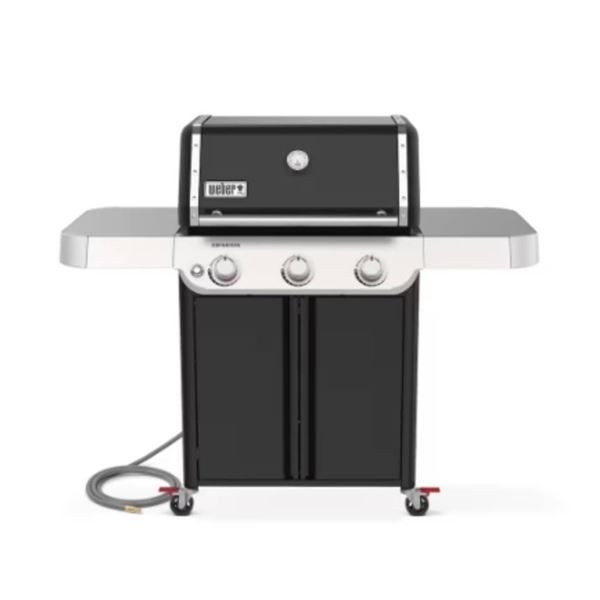 Weber Genesis E-315 3-Burner Natural Gas BBQ Grill in Black