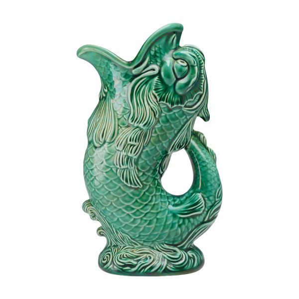 Wedgwood Green Glazed Dolphin Pitcher