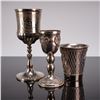 Image 2 : 3pc Silver-Toned Kiddush Cup & Goblets Collection