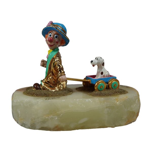 Ron Lee 1991 Clown and Dalmatian Figurine
