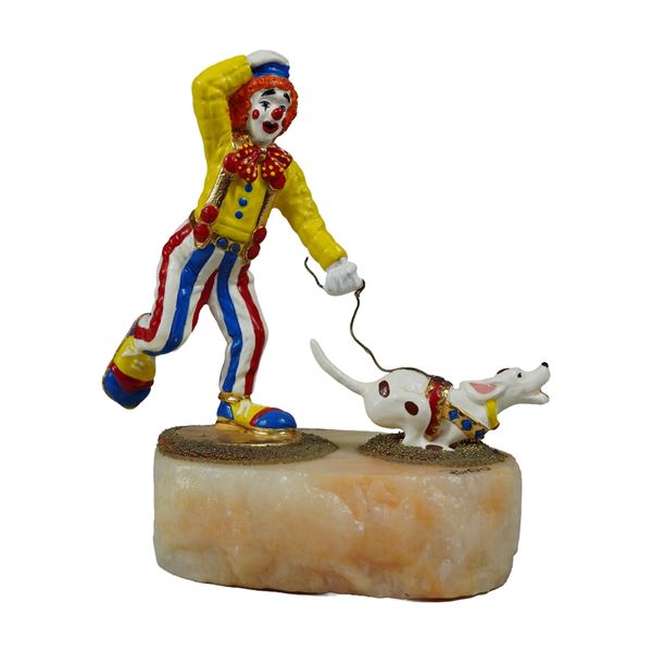 Ron Lee American Tinker and Toy Clown Figurine, Signed and Numbered