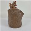 Image 2 : McCoy Ceramic Squirrel Cookie Log Jar