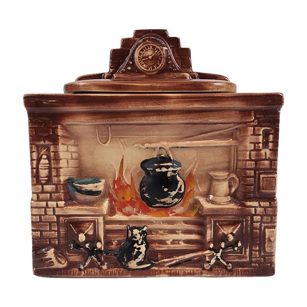 McCoy Fireplace Novelty Cookie Jar