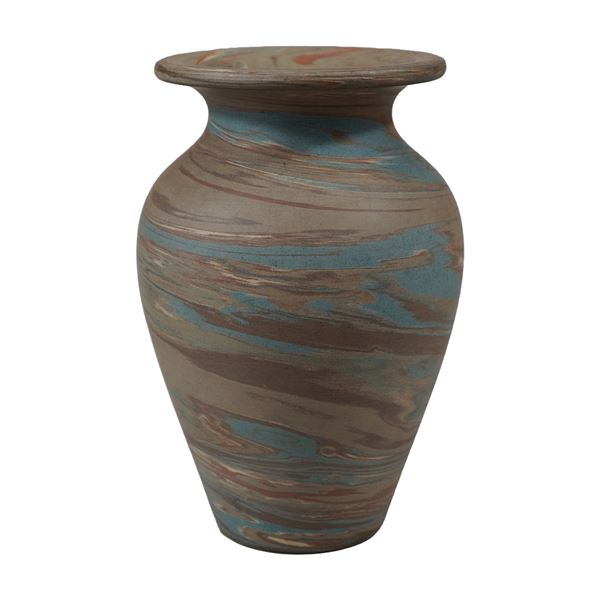Niloak Missionware Swirled Agateware Pottery Vase