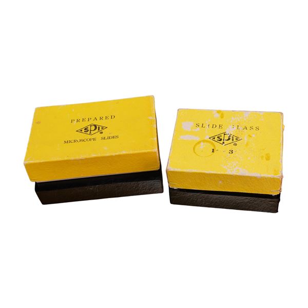 A 2pc Collection of SPI Microscope Slide Glasses & Prepared Samples