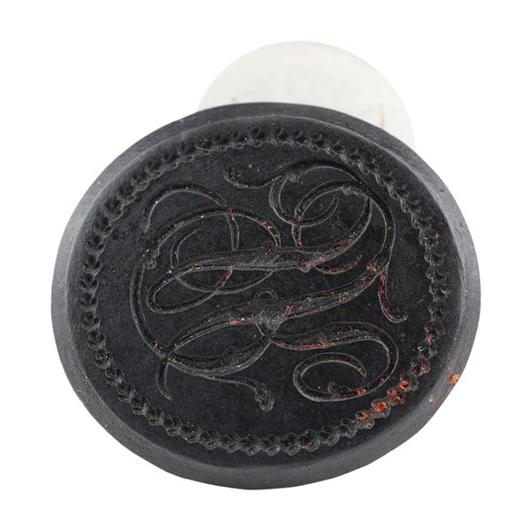 Wedgwood Black Basalt Intaglio Seal Plaque