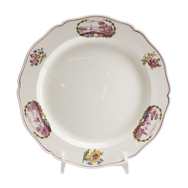 Wedgwood Etruria Creamware Plate, Clericy