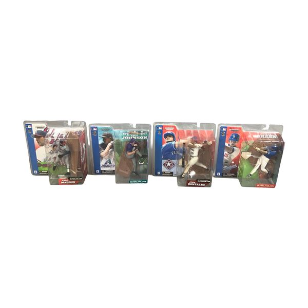 4pc McFarlane Toys MLB SportsPicks Action Figures in Original Boxes