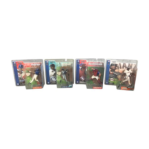 4pc McFarlane Toys SportsPicks MLB Series 1 and 2 Action Figures