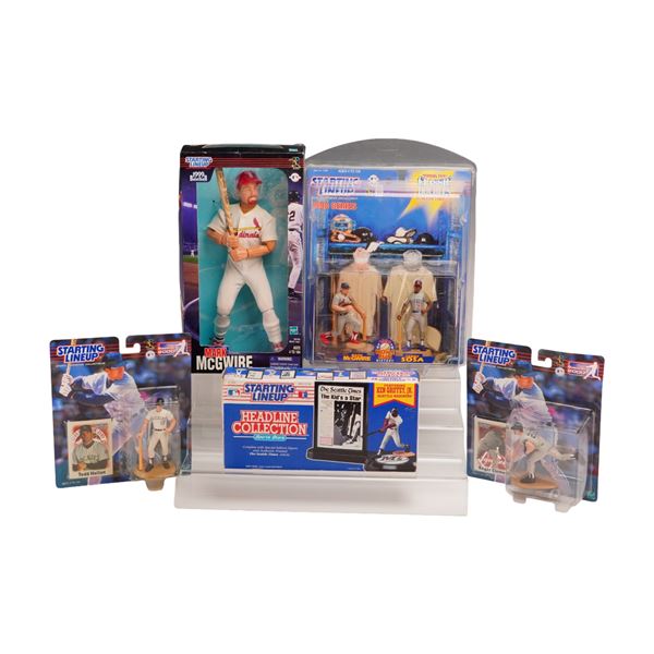 5pc Vintage Kenner and Hasbro MLB Starting Lineup Baseball Figurines and Sets