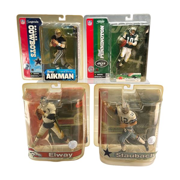 4pc NFL McFarlane Toys Sportspicks Action Figures in Original Packaging
