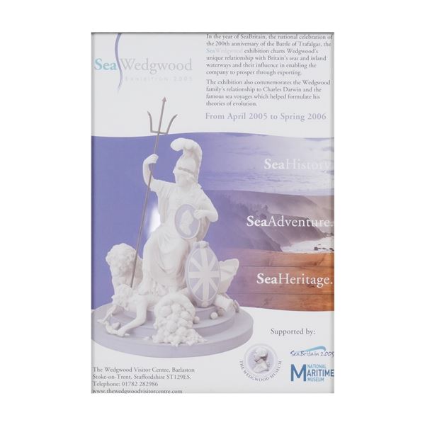 Framed Sea Wedgwood Exhibition Museum Poster