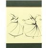 Image 2 : Three Whirling Dervishes, Ink on Paper
